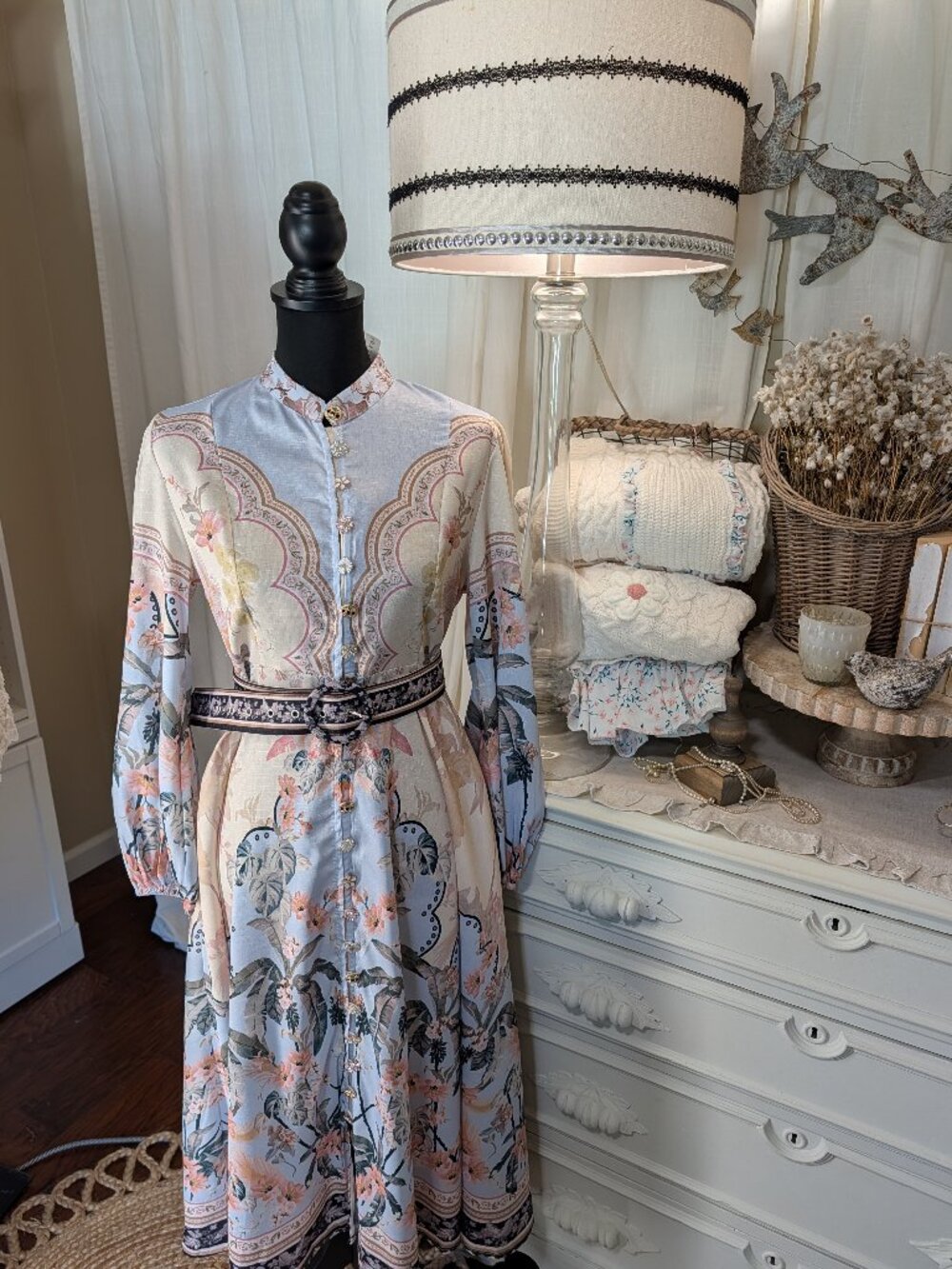 ONE OF A KIND BOHO, VINTAGE DRESS